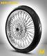 Fat Spoke Wheel 21x3.5 For Harley Softail Model With Rotor Tire Mounted & Balanced