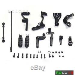 Foot Pegs Forward Control Kit Footpegs Levers Linkage For Harley Sportster 883