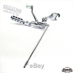 Front Chrome Forward Controls Foot Pegs Pedals For Harley Sportster XL 1200 883