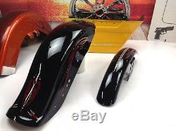 GENUINE 1994-03 Harley XL Sportster Bobtail Black Front & Rear Fender
