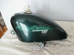 Genuine 82-03 Harley Xl Sportster 1996 XL883 Fuel Gas Tank OEM Mystique Green