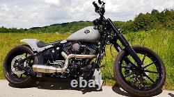 HARLEY BREAKOUT FXSB EXHAUST PIPES, Stainless Steel Tig #2
