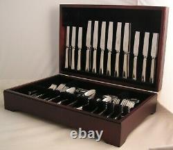 HARLEY Design GEORGE BUTLER Sheffield Stainless 84 Piece Canteen of Cutlery