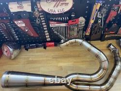 HARLEY EXHAUST PIPES, Stainless Steel TIG NIGHT ROD VRSCDX