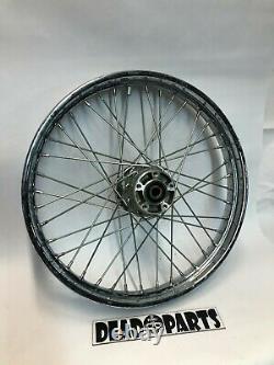Harley 21 spoke FXST FXDWG single disc aluminum hub wheel rim