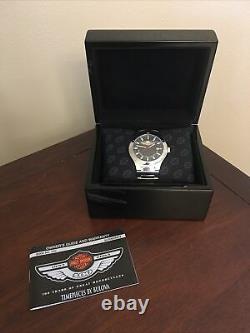 Harley Davidson 100th Anniversary Watch Limited Edition Bulova Swiss Made