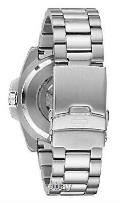 Harley Davidson 76A166 Men's Stainless Steel Automatic Watch RRP £219.00