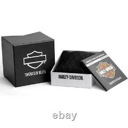 Harley Davidson 76B186 Men's Bar & Shield S/Steel Chrono Watch RRP £249.00