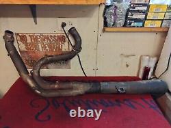 Harley-Davidson EVO Twin Cam Custom Made 2 into 1 Exhaust Header Pipe FXST FXD