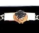 Harley Davidson Franklin Mint Stainless Steel 10k B/s Gold Eagle Bracelet 9 Nos