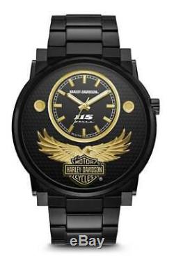Harley-Davidson Men's 115th Anniversary Limited Edition Black Watch 78A119