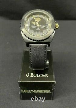 Harley Davidson Men's Bulova Willie G Black Watch 78B129