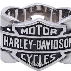 Harley-Davidson Men's Chain Link Stainless Steel Chain Wedding Band 83 / HSR0029