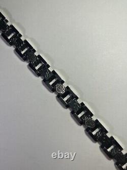 Harley Davidson Men's Driftwood Stainless Steel Bracelet