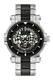 Harley-davidson Men's Skull & Flags Stainless Steel Watch, Silver/black 78a124