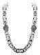 Harley-davidson Men's Stainless Steel Double Link Necklace, Silver Hsn0026-22