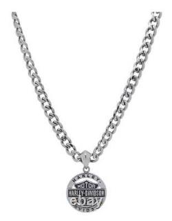 Harley-Davidson Stainless Steel Biker Necklace Curb Link Chain 207 / HSN0041