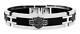 Harley-davidson Stainless Steel Interlocking Logo Bracelet 128 / Hsb0001