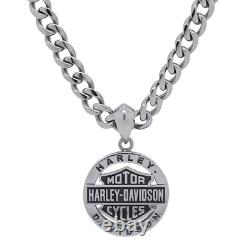 Harley-Davidson Stainless Steel Logo Pendant / Necklace MOD207 / HSN0041