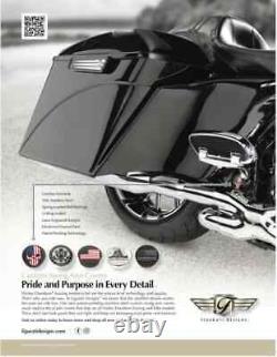 Harley-Davidson Stainless-Steel Red White and Blue American Flag Skull Custom Sw