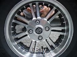 Harley-Davidson Tri-Glide Mirror Polished Stainless Steel Wheel Discs USA Made