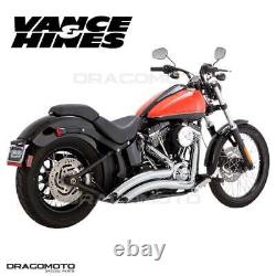 Harley FLSTFI 1450 EFI Fat Boy 2001-2006 26069 Full exhaust Vance&Hines Big R