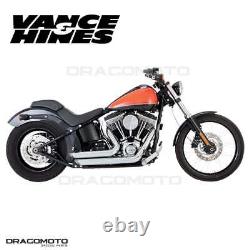 Harley FLSTNSE 1800 ABS Softail Deluxe CVO 2014-2015 17225 Full exhaust Vance
