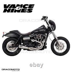 Harley FXDLS 1800 ABS Dyna Low Rider S 2016-2017 27625 Full exhaust Vance&Hin
