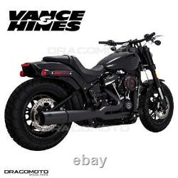 Harley FXFB 1750 ABS Softail Fat Bob 107 2018-2019 47387 Full exhaust Vance&H