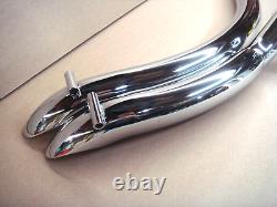 Harley Ironhead Chrome Drag Pipes Exhaust System 2 1957-85 V-Twin 30-0319 X5