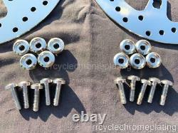 Harley Polished Front Brake 11.8 Enforcer Rotors 14-21 Touring with Bolts Prodigy