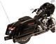 Harley S & S Cycle Exhaust System El Dorado Dual Black 09-16 Touring 550-0680b