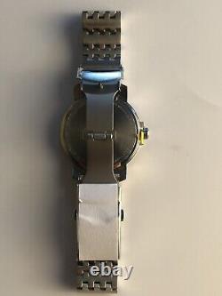 Harley davidson Men's dated black dial stainless steel braclet 96A175 With Box