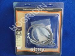 Harley stainless steel braided disc brake hose line softail deluxe 44892-05