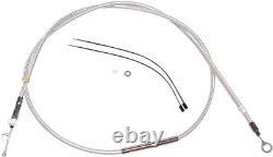 High-Efficiency Braided Clutch Cable Chrome 71.6875in. Harley Night Train 99-06