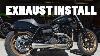 How To Install Exhaust On A Harley Dyna S Bassani Road Rage