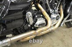 Jackpot XXX 2-1-2 Stainless Header Exhaust Pipe Harley Touring Bagger M8 17-20