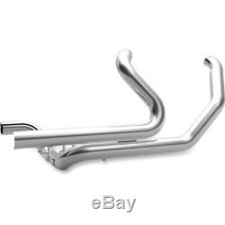 Khrome Werks 200600B Chrome 2-into-2 Crossover Headers for Harley Touring 93-08