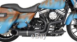 Killer Python Rayzer 2-1 Black Exhaust for 07-16 Harley Touring FLHR FLHX FLTR