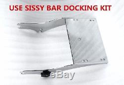 King Tour Pack Pak Latches Razor Chop Trunk Mount Rack For Harley Touring 97-08