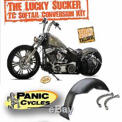 Lucky Sucker Round Top 7-1/4fender &cr Struts Harley Tc Softail 2000-12 Bobber