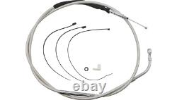 Magnum Stainless Steel 75-3/4 High Efficiency Clutch Cable Harley Touring 2021+