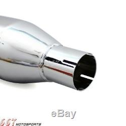 Motorcycle 4 Roaring Slip-On Mufflers Exhaust Pipe For Harley Touring FL Models