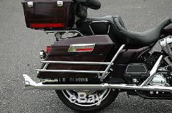 Mutazu 36 Fish tail Exhaust Slip On Slipon Mufflers for 1995-16 Harley Touring