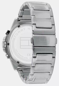 New Tommy Hilfiger Harley Stainless Steel Black Dial 1791890 Watch