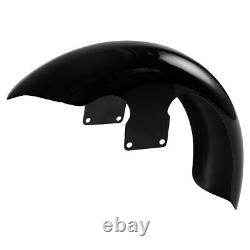 Painted 21Wheel Wrap Front Fender For Harley Touring Chopper Bobber Baggers New
