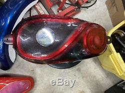 Real Vintage Banana Wassell Gas Tank Harley Chopper Made In England Custom Paint