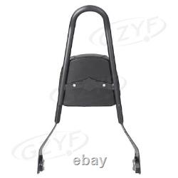 Rear Sissy Bar Backrest Seat Cushion Pad Fit Harley Street 500 750 2015-19