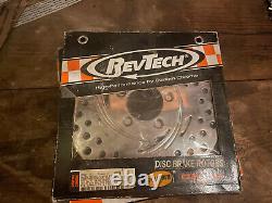 RevTech Stainless Steel Dual Disc Front Brake Rotors for 1977-83 Harley Set