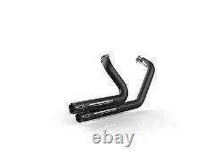 SLIP ON PIPE MUFFLER EXHAUST FIT for Harley 2014 2019 XL883C X48 V72 IRON 883 M1
